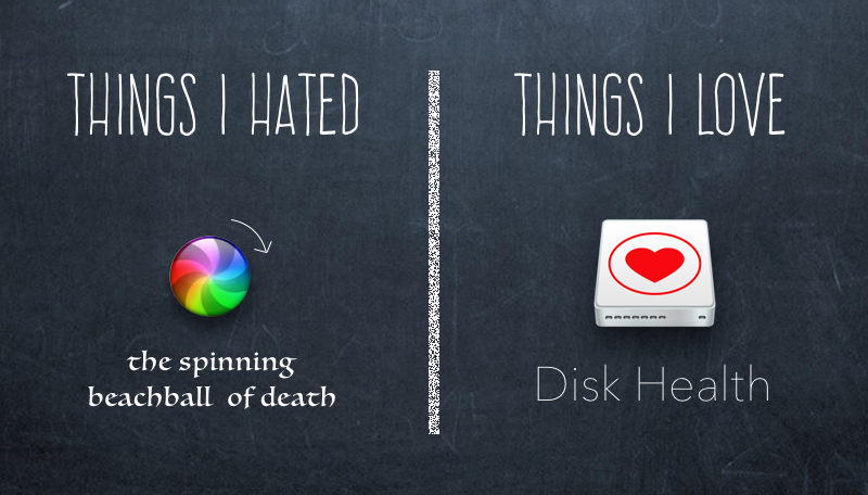 diskhealth's tweet photo. Things I hate vs Things I love
#maccleaner
#diskcleaner
#osx
#diskspace
#utilities
#Apple
#Yosemite
#DiskHealth http://t.co/IthXKKzKgd