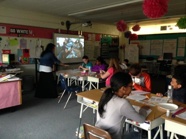 WWCSDTeachTech's tweet image. The Scoop on Poop video conference. 5th graders love learning about poop!