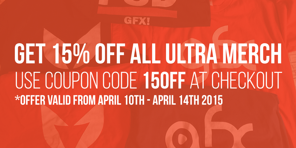 urev_media's tweet photo. GET 15% OFF ALL OFFICIAL ULTRA MERCH at http://t.co/ccsCHKq6Vg New designs being uploaded as we speak! #ultranetwork http://t.co/DLZoXjJMy4