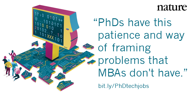 PhDs &amp; postdocs can ply their computing savvy for data scientist jobs in industry ow.ly/Lwk82 [careers]