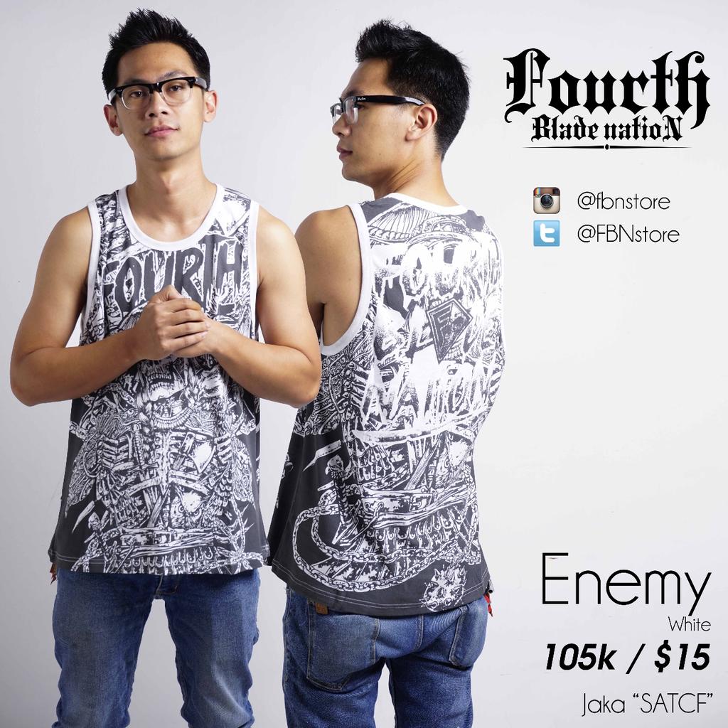 FBNstore's tweet photo. FBN Tank Top Enemy 
IDR 105k 
CP 085-234-282-111 http://t.co/N1hxn9qQ4i