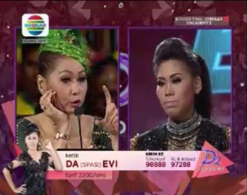 Vokal Evi pasti laku banget &amp; masuk di 5 besar juri tidak rugi, Bunda Ratu <a href="/daratista_inul/">Inul Daratista</a> untuk <a href="/DA2_Evi/">EVI_MASAMBA_REAL</a> #DAcademy2