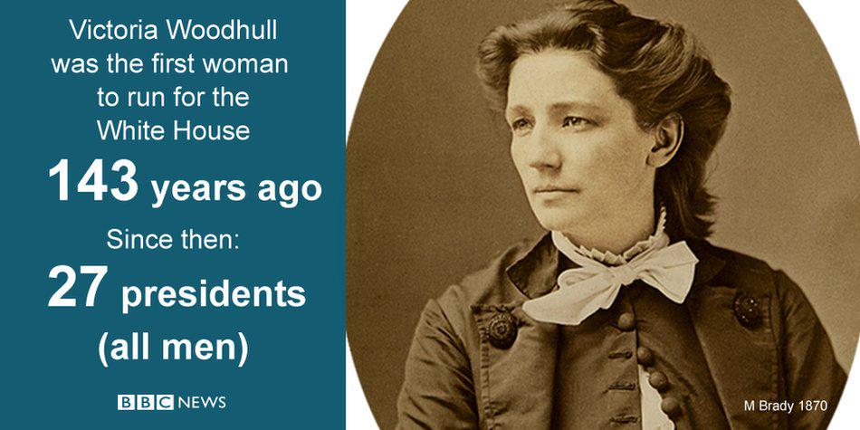 BBCWorld's tweet photo. Hillary Clinton is latest in a long line of women aiming to be US president
http://t.co/K4zRSQtGEW #BBCGoFigure http://t.co/KDRtD574oq