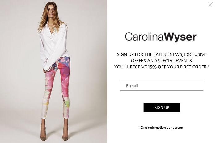 CarolinaWyser's tweet photo. Great news to start your Monday: Subscribe to our newsletter and get 15% off your first order! #carolinawyser #denim http://t.co/4xzzZQqCoh