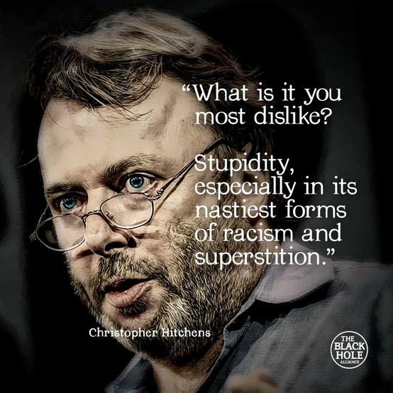 Gr8Darwinians's tweet photo. Christopher Hitchens on Stupidity.   :-)

#atheist  #atheism http://t.co/zkGgkLKjFL