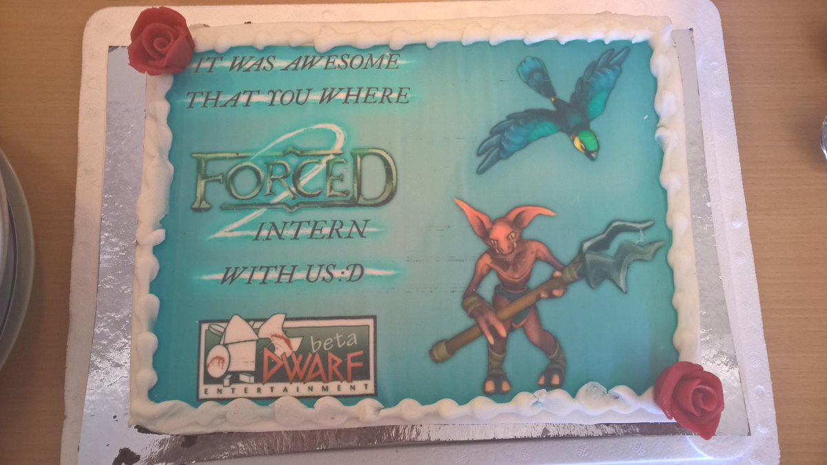 BetaDwarf's tweet photo. We spend way to much money on cake here. #Forced2 http://t.co/J9xM7JkbSc