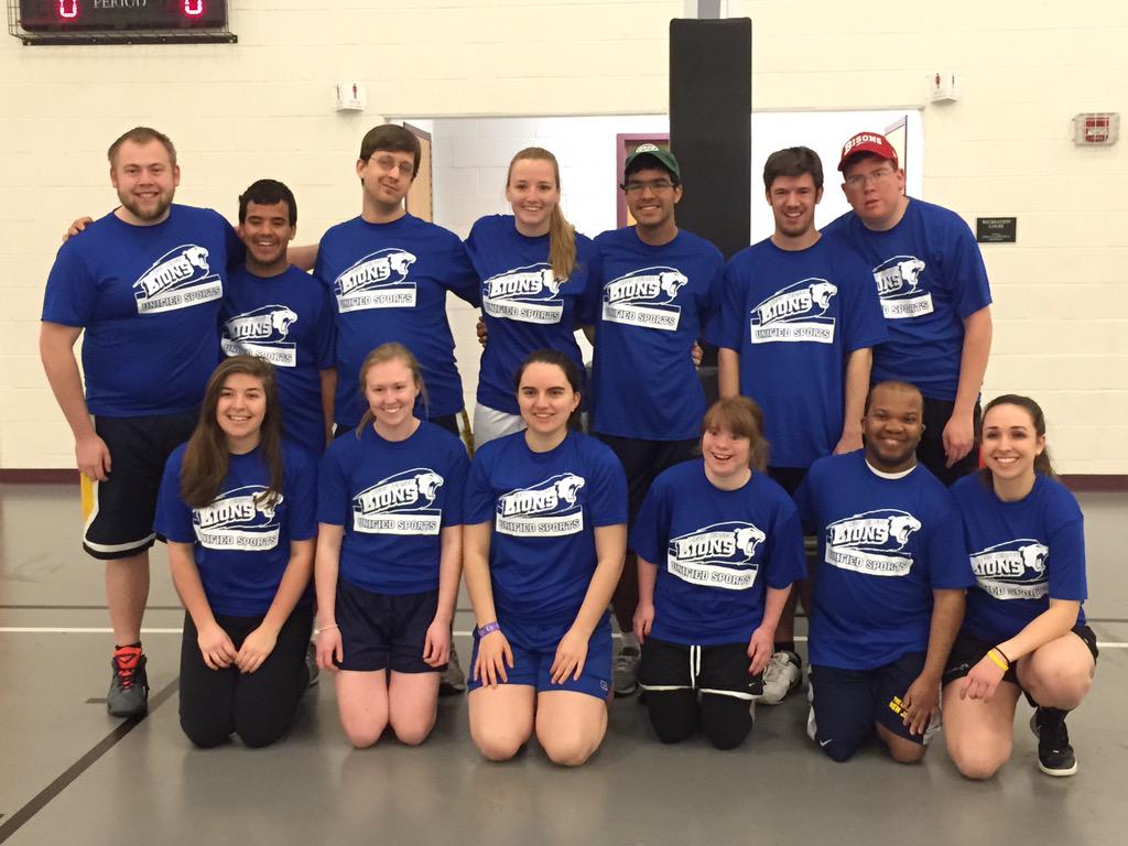 TCNJSAAC's tweet image. Great job yesterday to our unified team on some great games &amp;amp; thank you for all the volunteers we had! #shrivercup