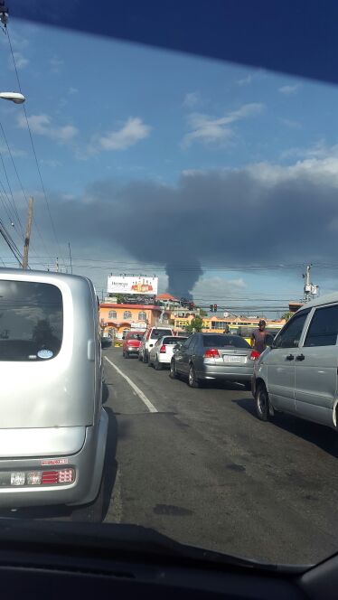 kryssidon's tweet photo. Somewhere's a burning! http://t.co/g9tqzTeL3r