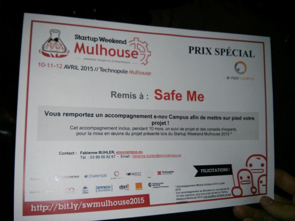ALeKaizer's tweet photo. Encore un prix @StartUtbm, on gère @utbm_fr @clubstartup @Poly_BFC http://t.co/7ntAofcbRz