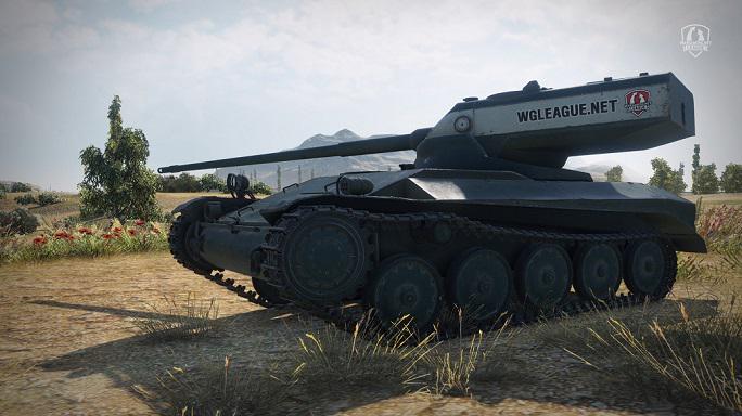 WotGud's tweet photo. Эксклюзивный премиум #танк AMX 13 57 с фирменной символикой #Wargaming.net League #wotgud #танки http://t.co/9wRX7eHOyU