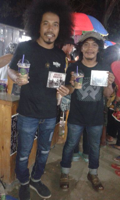 Nge ice pasco kami lee @Bidjon_Zion &amp; <a href="/AciTheBox/">Aci Kribo</a>. #paluExpo #lap.vatulemo