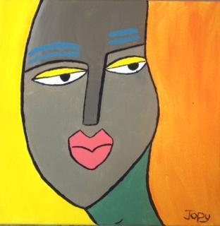 JopyArt's tweet photo. Miss Africa by Jopy http://t.co/FgllnJJvOo #art #abstract #abstractexpressionism #painting http://t.co/A2MaRAXJon