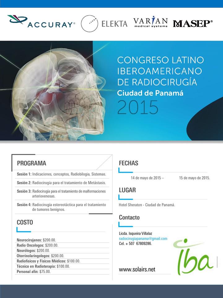 ¡¡Buenos días!! Falta menos para nuestro Congreso Latinoamericano de Radiocirugía en #Panama
