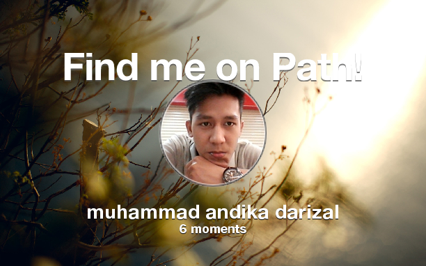 cichaaaaaaa's tweet photo. Gegayaan maen path lau :D "@rizalrose2: Find me on #Path now! Go to: http://t.co/VatDfvh7oN! #thepersonalnetwork http://t.co/WQ4L85vVmT"