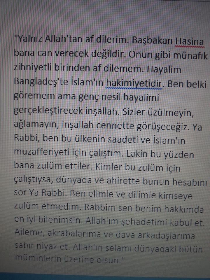 İşte şehid
İşte şahid
Bangladeş Cemaati Islamiden
Kamaruzzaman