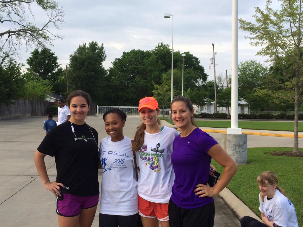 ACSA Tutorial Representing at St. Paul Adult Learning Center 5K this past Saturday! <a href="/LSUAcademicCtr/">LSUAcademicCenter</a> #GeauxGivers
