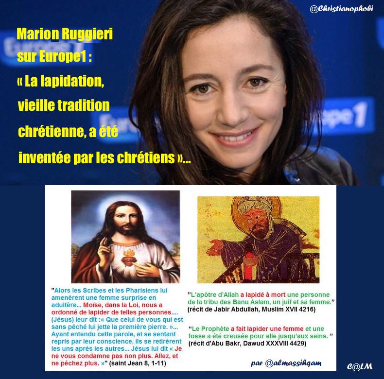 LaMutine's tweet photo. #RuggieriLive Christ a aboli la lapidation et autres joyeusetés islamiques. Rectifiez-vs vos propos @MarionRuggieri ? http://t.co/CCCd4Q9JaJ