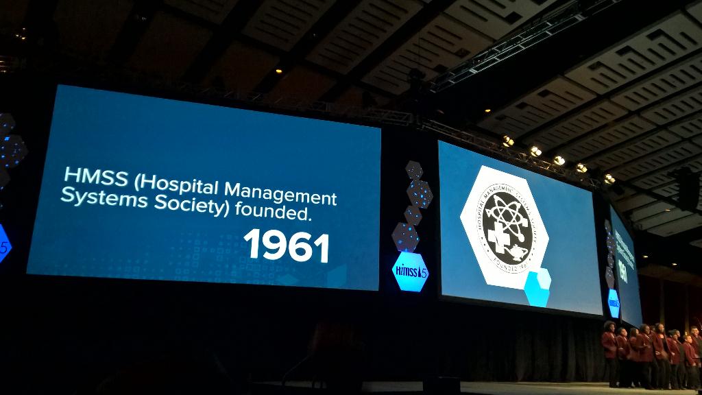 What an opening for #HIMSS15. We've come a long way! Let's go further, faster, more intelligently! #HITsm <a href="/himss/">HIMSS</a>