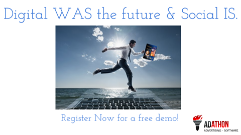 Adathon's tweet photo. Social is the future. Agree? How can/did it change your life? For more info register here : http://t.co/RXSUKbv714 http://t.co/RTOZwc9zgN