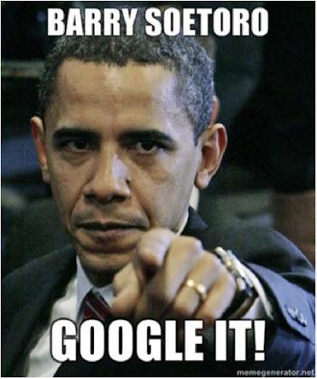 WakeupPeopIe's tweet photo. Barry Soetoro.. Google it !!! http://t.co/IIXUulwjdC