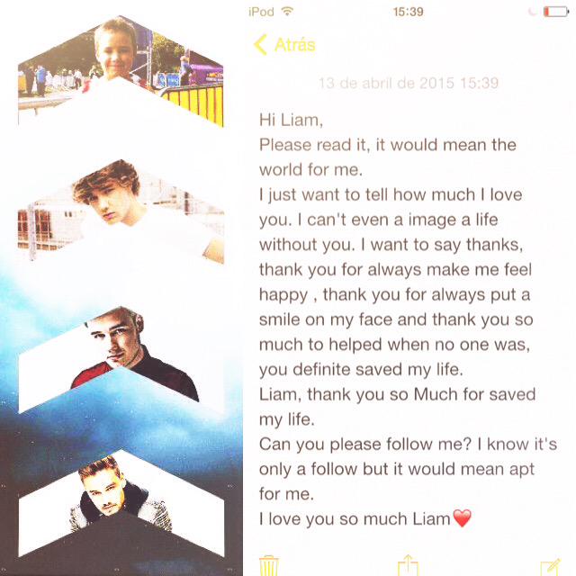 xAll1Dx's tweet photo. ⚡️ Hello @Real_Liam_Payne 
     If this tweet gets +100 rt 
     Will you follow me? Ilysm⚡️💞 http://t.co/ZKjQvwsb8C