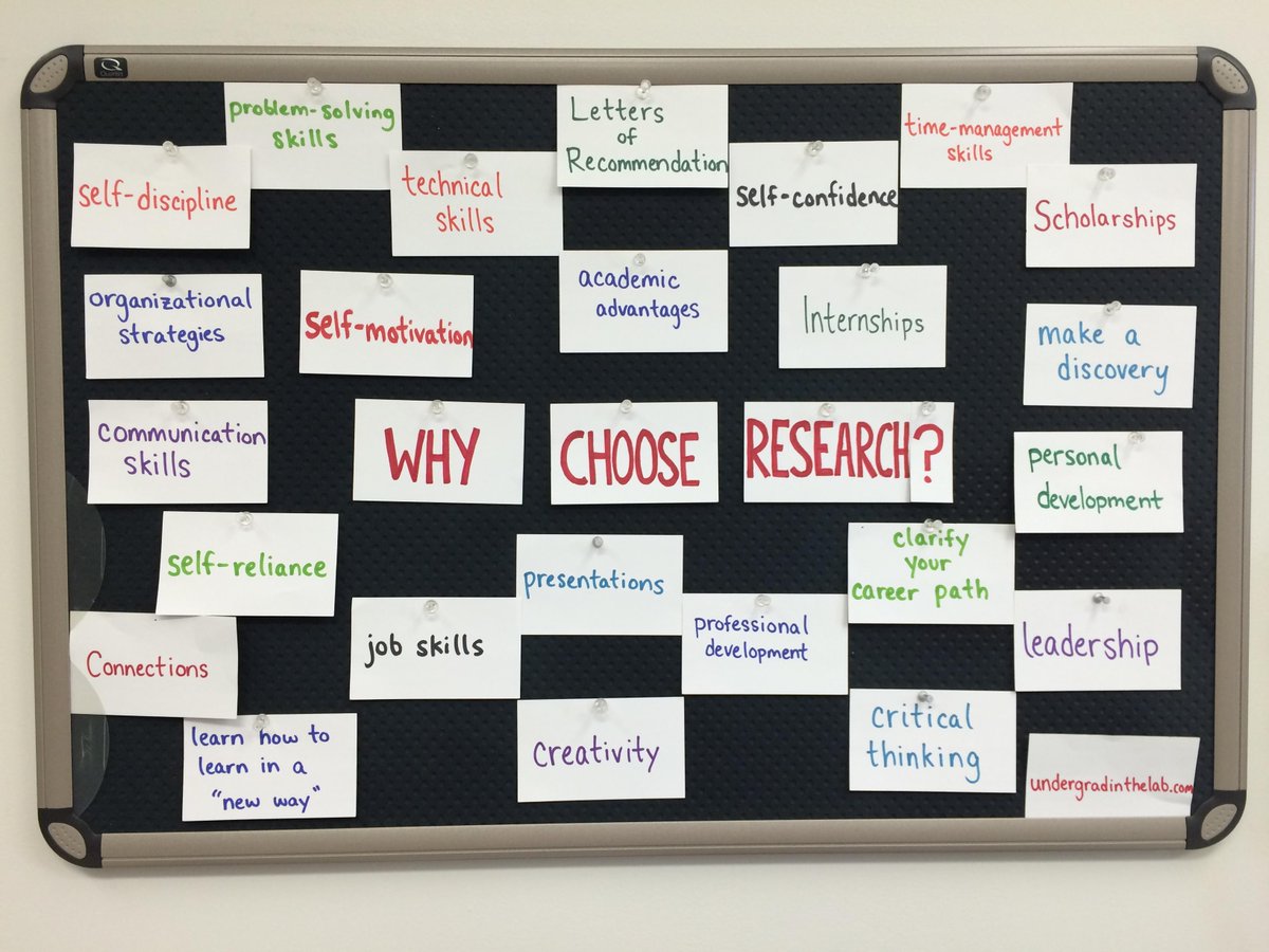 youinthelab's tweet photo. Why choose research? Invest yourself in #UndergradResearch &amp; you’ll gain more than bench skills. http://t.co/5oFoFeGGED