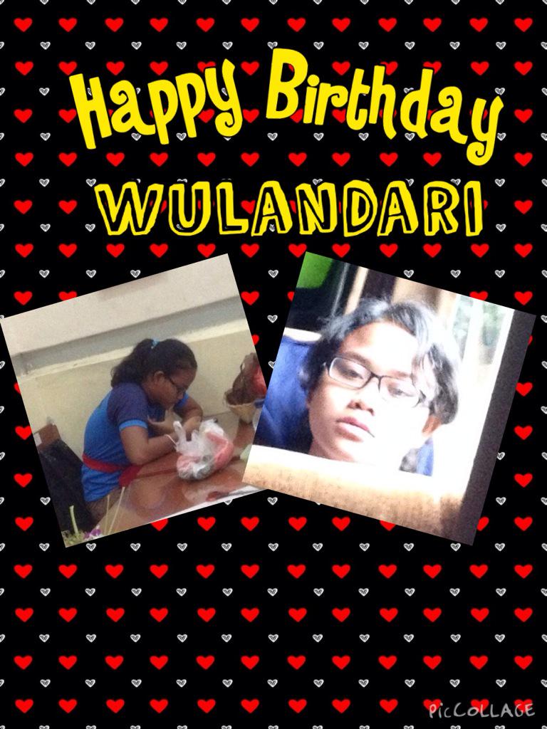 AClassSpensa's tweet photo. Hbd buat tmn kita wulandari dan tokooo !!! We laf you!!!#sorrytelat #abisbuatbio http://t.co/2kcVldYc1Q