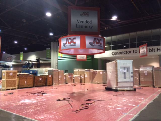 ADCLaundry's tweet image. Setting up for #CleanShow 2015 in Atlanta! Off to a great start!