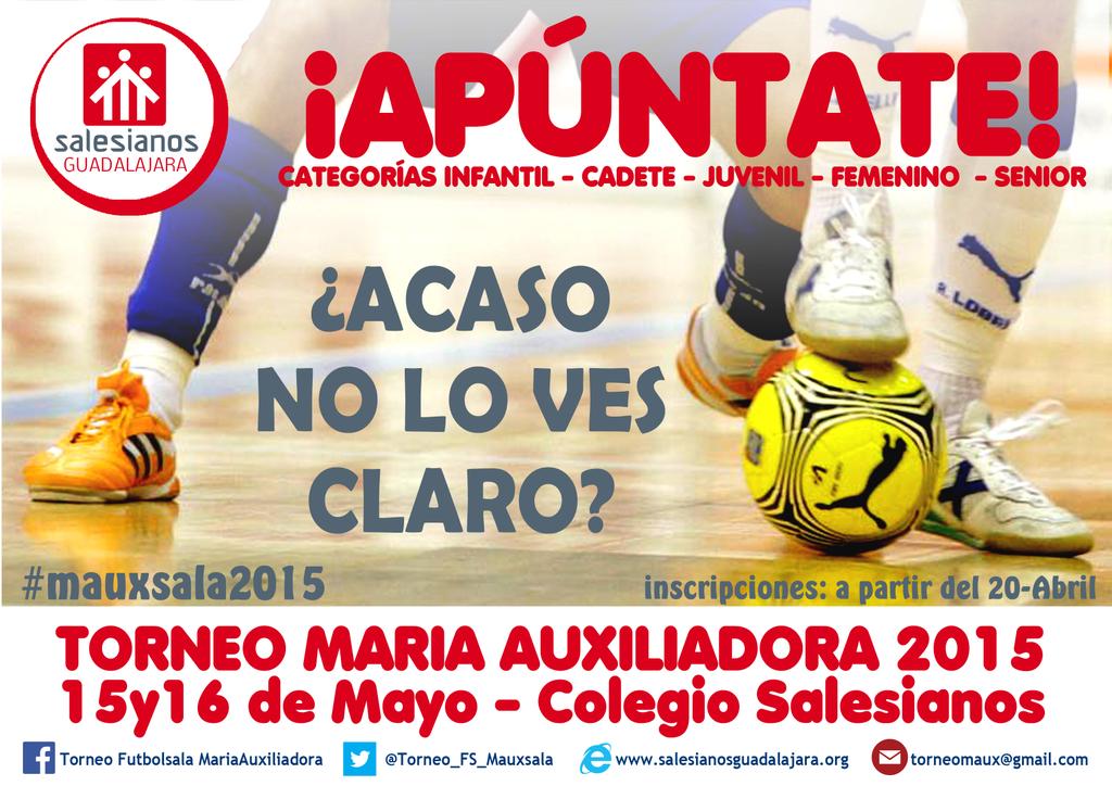 Salesianosgu's tweet photo. Cada vez menos! Inscripciones a partir del dia 20 de Abril. Un saludo amigos. http://t.co/ckzPgbK2aR