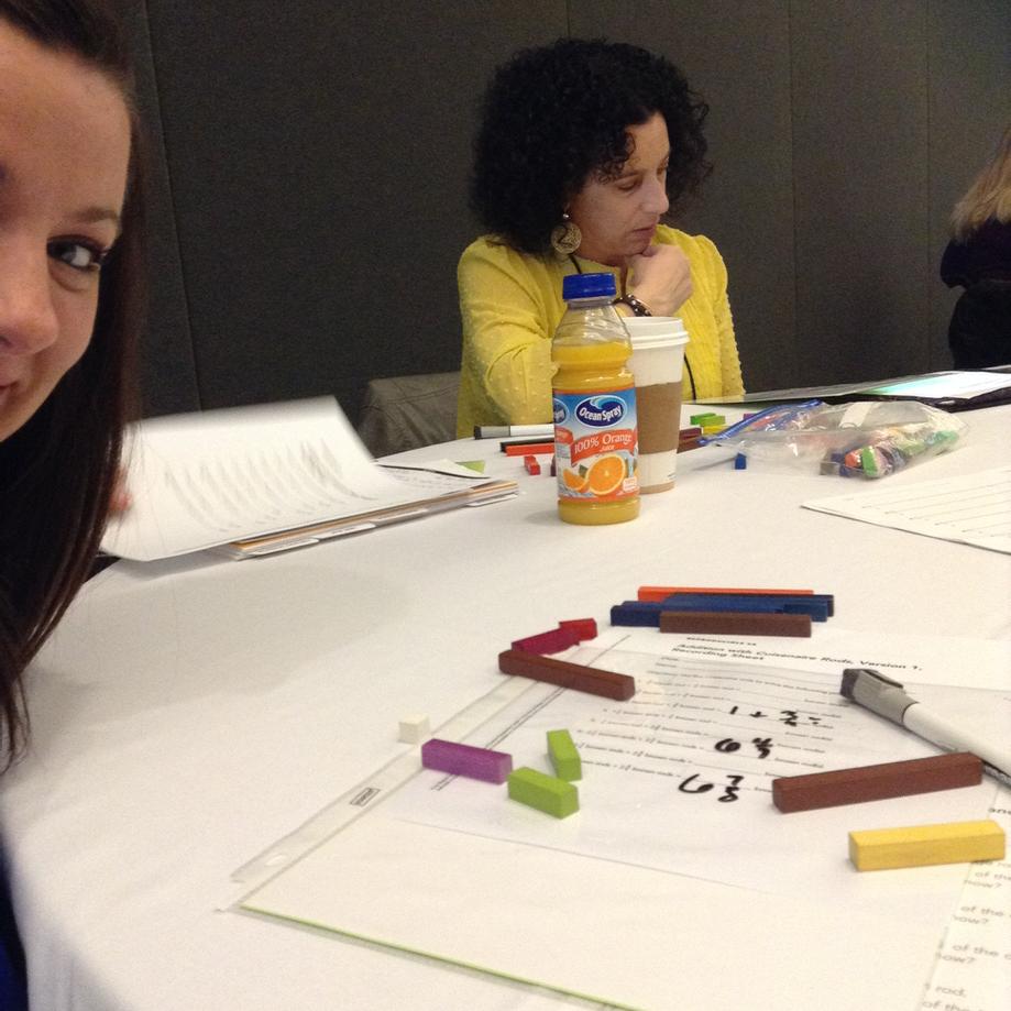LoneTrailer's tweet photo. @MsJenBrownNHE NCSM conference in Boston! Constructing the meaning of fractions! http://t.co/RBGaE37Jaa