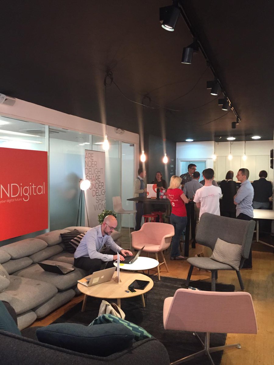 AND_Digital's tweet photo. Day 1 of our April ANDbootcamp is well underway! Great to see the new squad together! @headroomsEC1 #ANDbootcamp http://t.co/39KJKVil7B