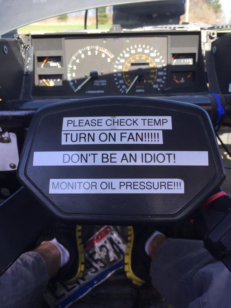 ToyotaLemons's tweet photo. Some important reminders! #24HoursOfLeMons http://t.co/s6z4oTiU6J