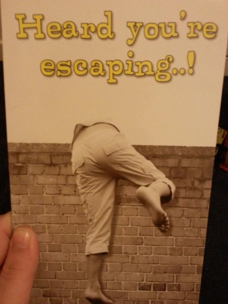 tashylou88's tweet photo. Received this card today... #Leaving #Escaping #BackOverTheBridge #GreenGreenGrass http://t.co/rYPYSArhpD