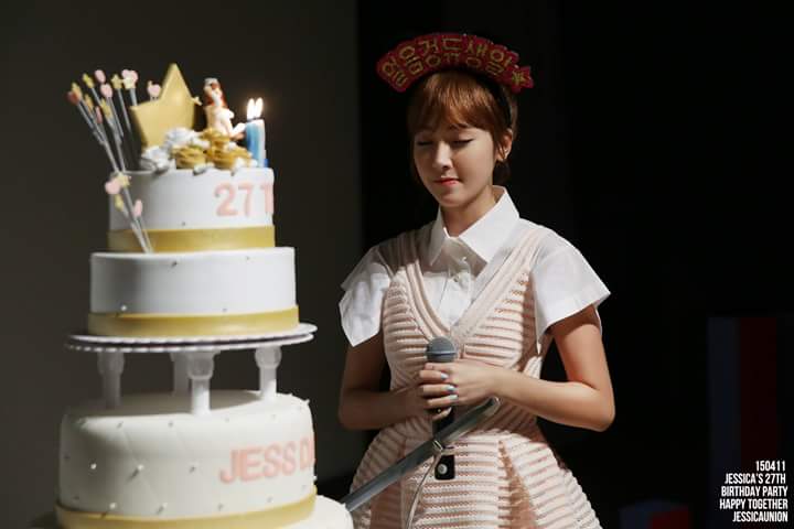 150411 Jessica Jung 27th Birthday Party \"Happy Together\" and maomaos 