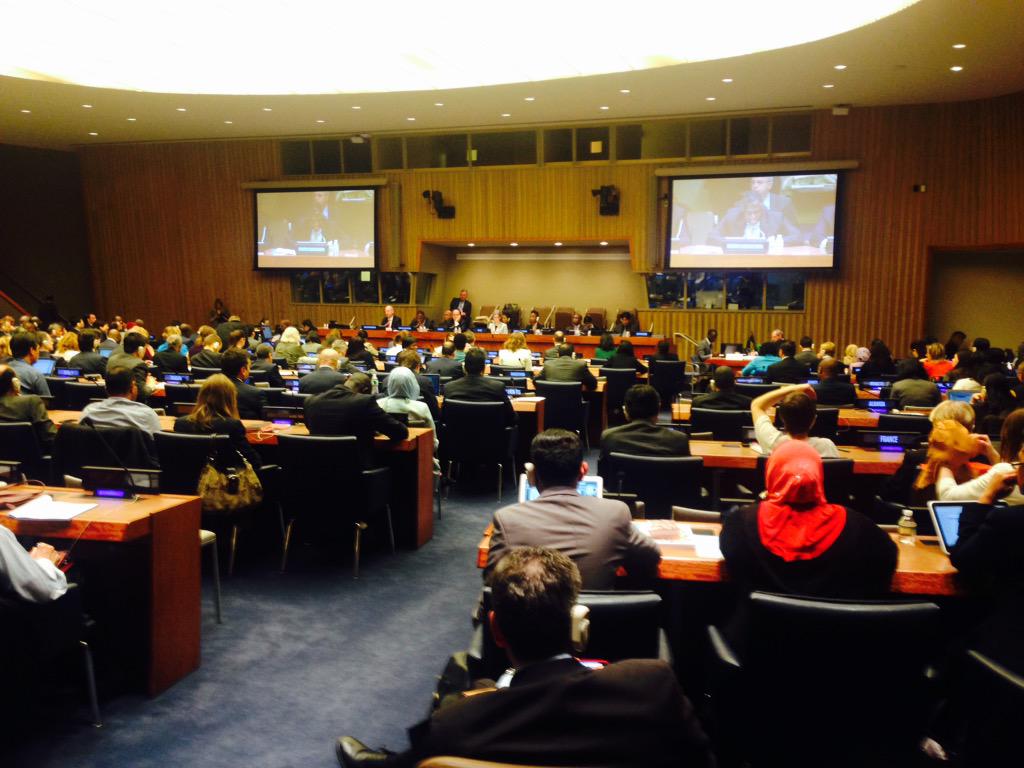 popclimate's tweet photo. Executive Director of UNFPA addressing at the opening of the 48th session of Commission on Population and Development http://t.co/PennMH19sp