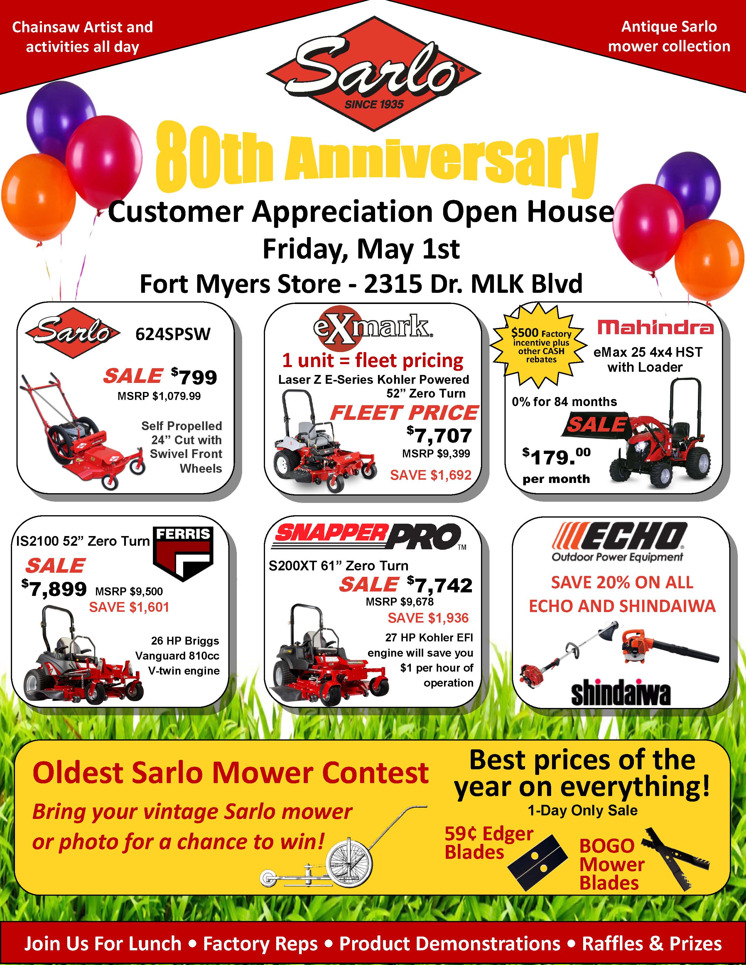 Sarlo power mowers inc new arrivals
