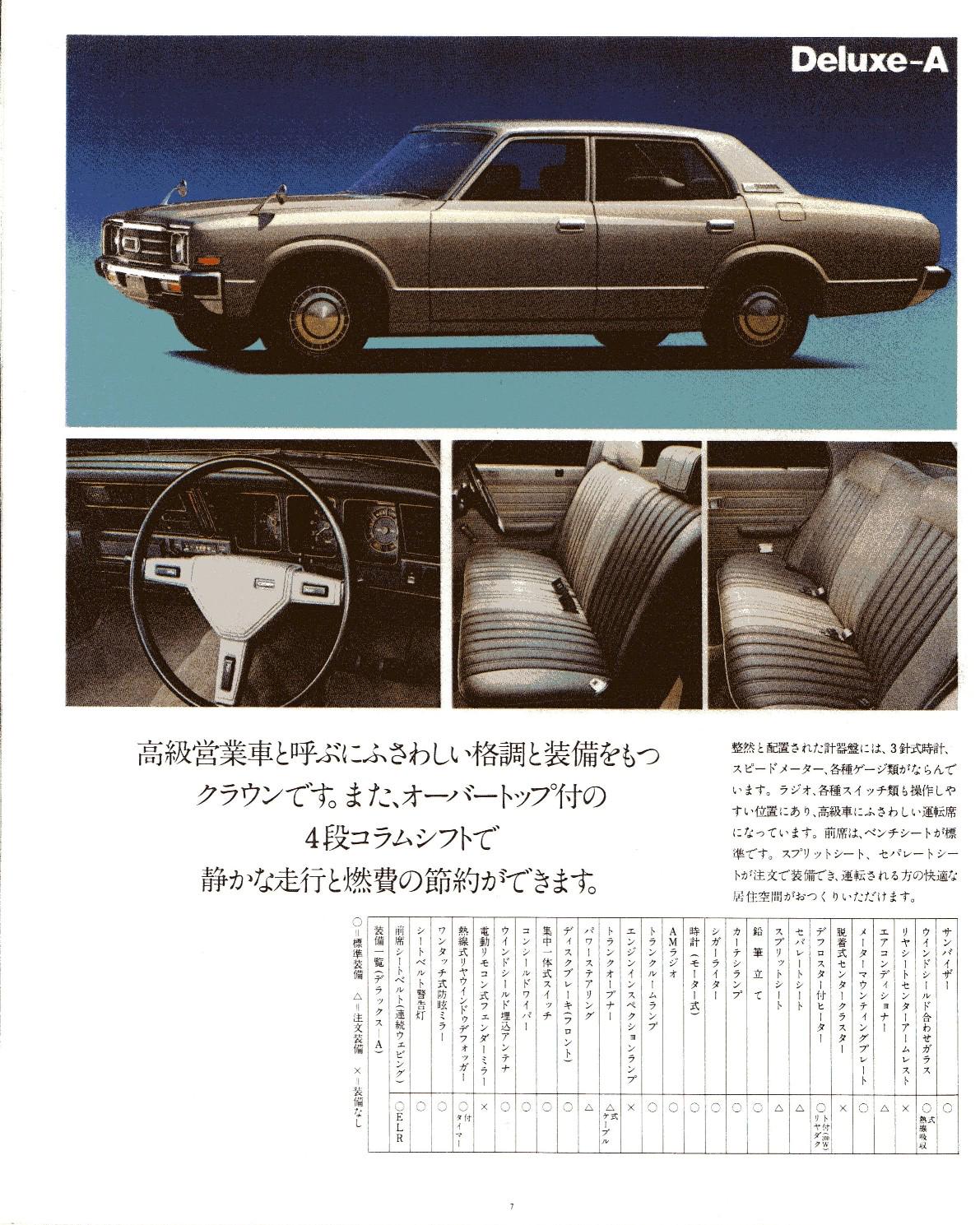 1975年】希少 5代目 トヨタ クラウン ひれ伏す 営業車 タクシー