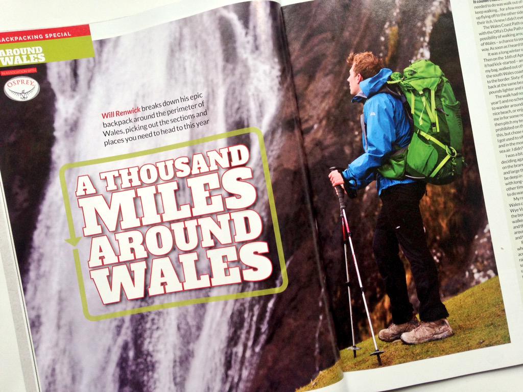 ray_wood's tweet photo. Some work for @TGOMagazine to go with @WillWalksWales feature on his 1,000 mile trip around Wales. @WalesCoastPath http://t.co/89n7IOq3pL