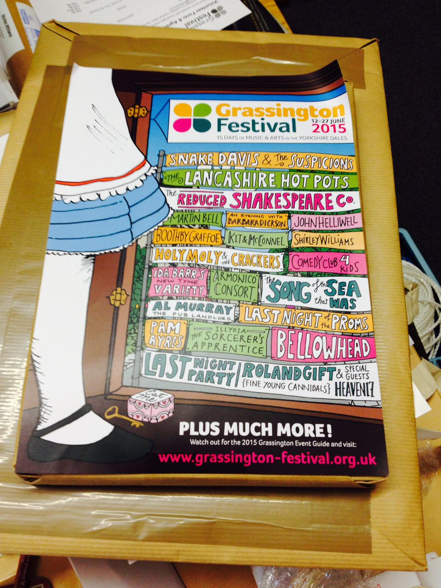 GrassingtonFest's tweet photo. @MatthewMason19 once again fabulous printing! Our posters have arrived. http://t.co/Rtzjb869SB