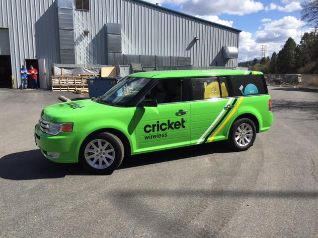 SirGraphic's tweet photo. #cricketwireless #suvwrap #fordflex #vinylcarwrap http://t.co/AZnYVS6SJH