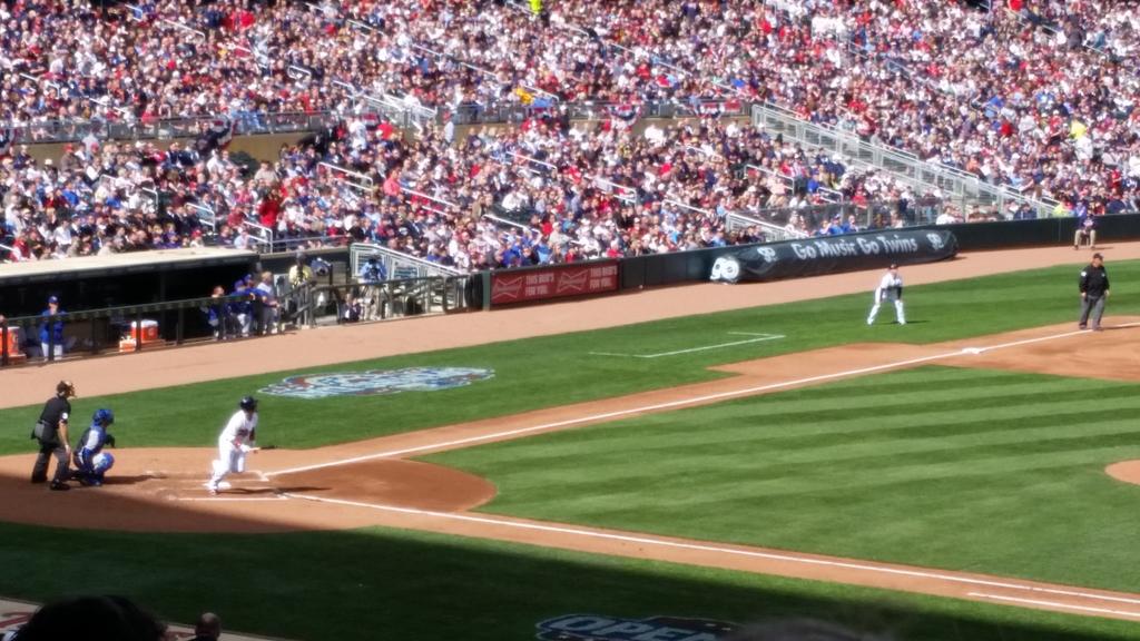 <a href="/arciaoswaldo/">Oswaldo Arcia</a> First home at bat <a href="/Twins/">Minnesota Twins</a> #MNTwins