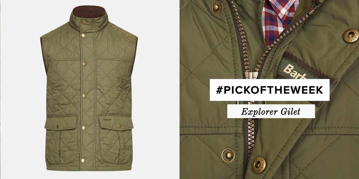 Barbour explorer gilet sales