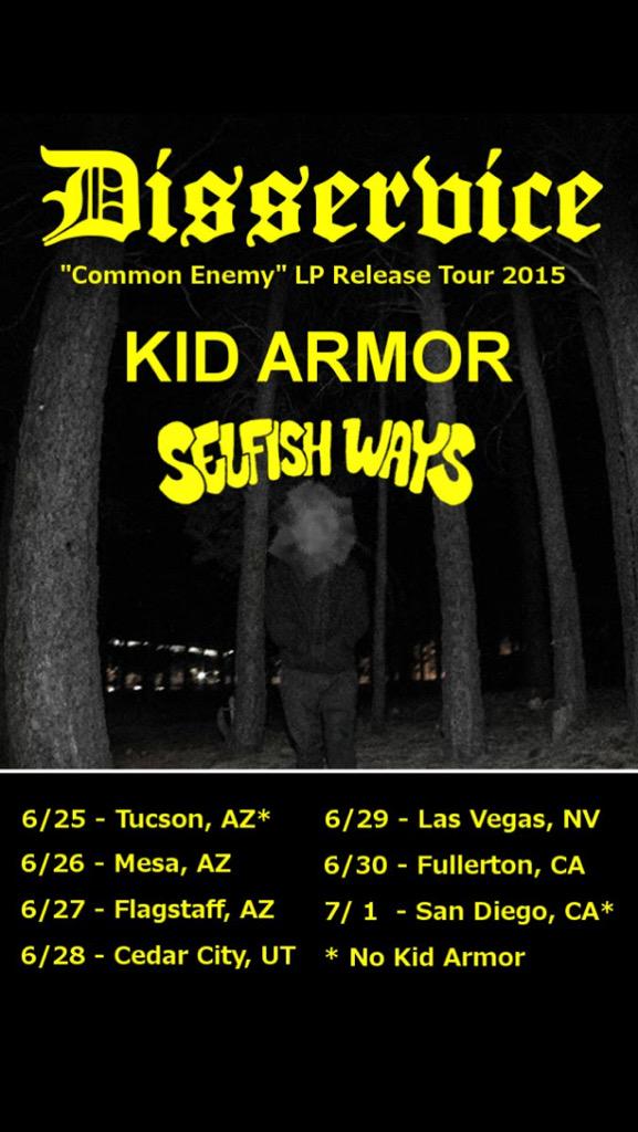 We're excited to play some more states! We have a few tours ready to go! Come out and hang!