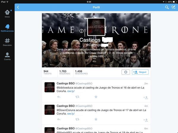 policia's tweet photo. Tyrion Lannister, Jon Snow ¿y tú...? Ojo a supuestos casting de #JuegodeTronos... que te robarán tu reino (Twitter) http://t.co/1v8cbnPPbB