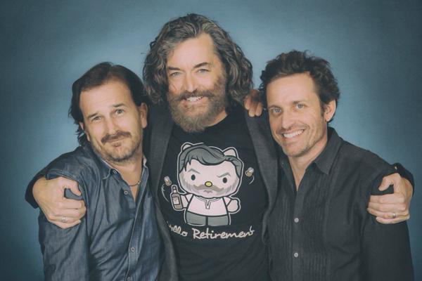 Omundson's tweet photo. My Bitches: @Rob_and_Rich aka @dicksp8jr @RobBenedict aka #KingsofCon http://t.co/MbsK4s0aA3