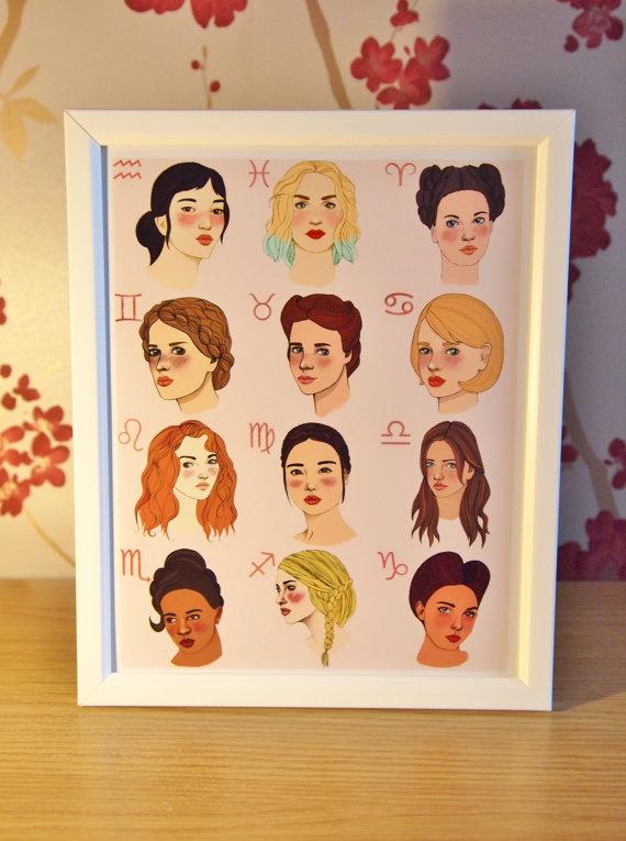 MillyJan's tweet photo. #Zodiac calendar #art print on my #EtsyShop https://t.co/sAqX4BMMzM #etsy #ShoppersHour #giftideas http://t.co/ggIfQxr2kF