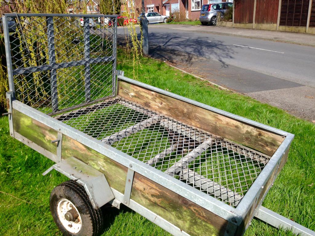 Compusols's tweet image. Galvanised 6'x4' #trailer for sale #quad  #motorbike  #mobilityscooter etc £445 pages.ebay.com/link/?nav=item…  #Derbyshire