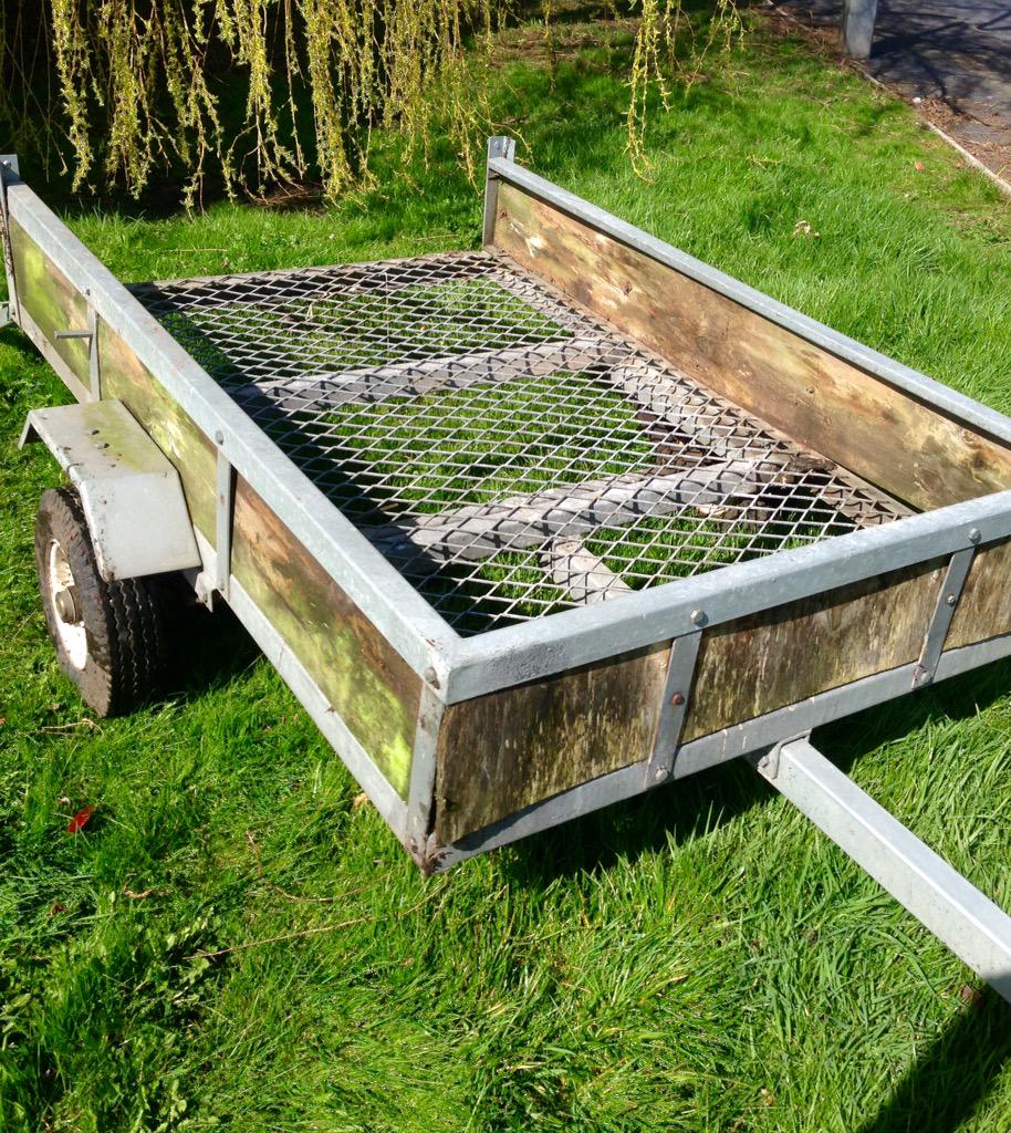 Compusols's tweet image. Galvanised 6'x4' #trailer for sale #quad  #motorbike  #mobilityscooter etc £445 pages.ebay.com/link/?nav=item…  #Derbyshire