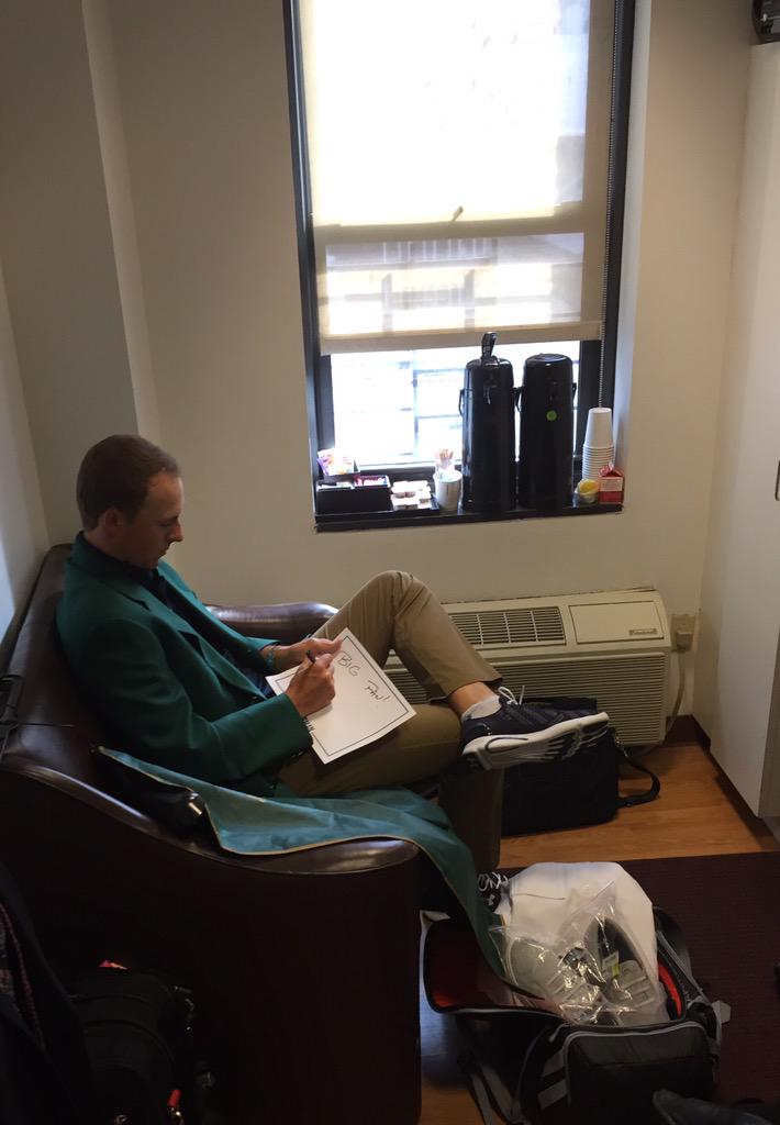 brianwacker1's tweet image. Not really jacket weather but ... #JordanSpieth