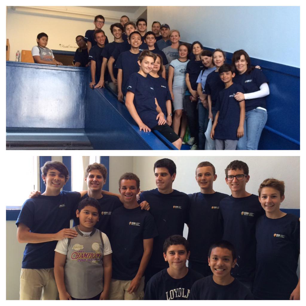 BSS_lions's tweet photo. Thank you @LoyolaHS for working over break to paint &amp; also organize the teachers' lounge #studentswithandforothers http://t.co/K25fbI6drG